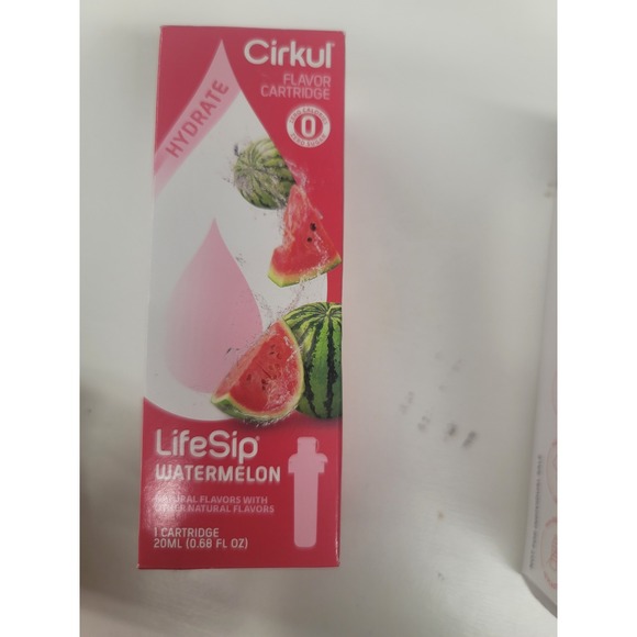 Cirkul Flavor Cartridge Watermelon Honeycrisp Apple Sip Zero Calorie - Picture 2 of 4